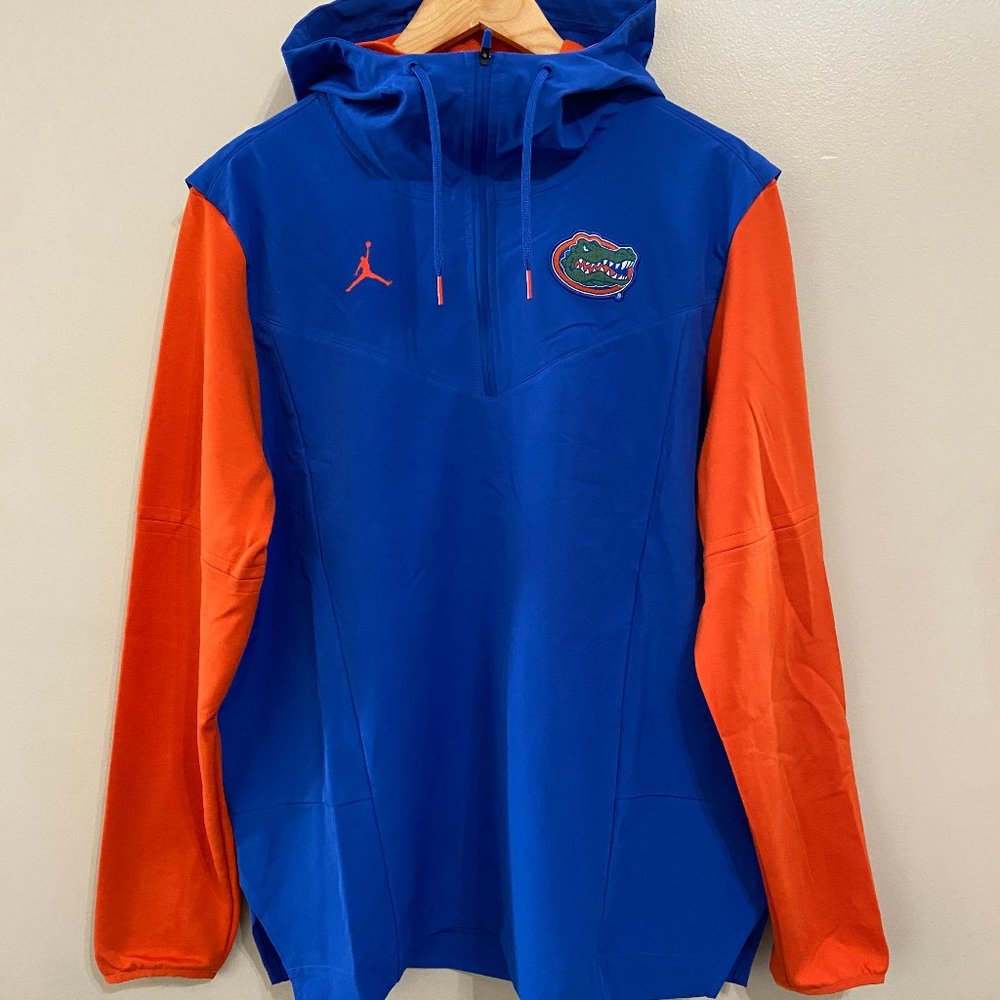 Jordan Florida Gators Football Team Issue On-Field Sideline Player Jacket Mens
